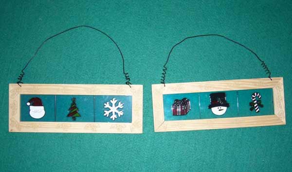 Three Piece Connected Christmas Decoration Frames33