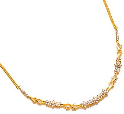 Gold Diamond Necklace - Gdn 01