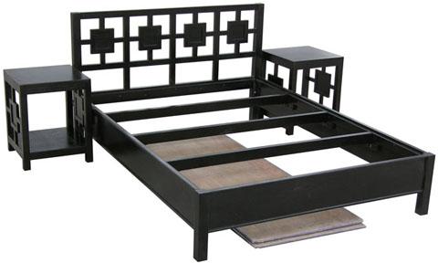 B-042 Wooden Bed