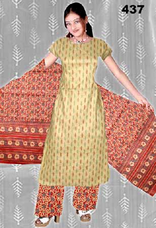 Cotton Salwar Kameez, Cotton Salwar Suits Csk - 04