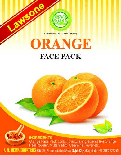 Lawsone Orange Face Pack