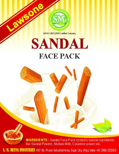 Lawsone Sandal Face Pack