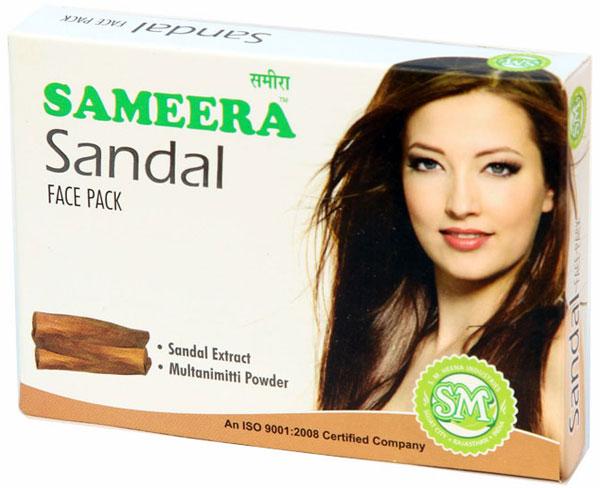 Sameera Sandal Face Pack, for Parlour, Personal, Feature : Fighting Acne, Fresh Feeling, Gives Glowing Skin