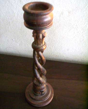 Wooden Candle Stand - 100-6793