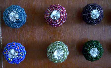 Wire Beaded Knobs