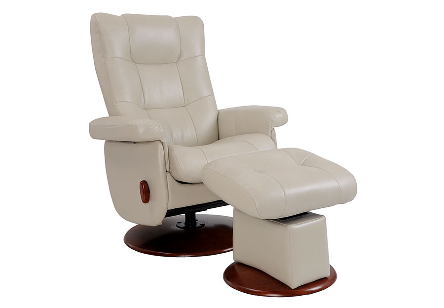 Taupe Benchmaster Swivel Glider Chair