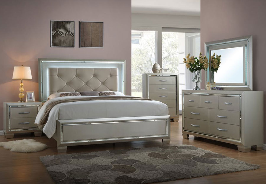 Buy Elements Platinum King Headboard From Furniture