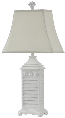 StyleCraft Nautical Theme White Table Lamp