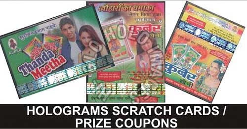 Holographic Scratch Cards