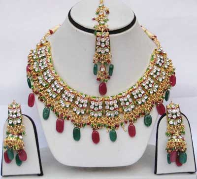 Fashion Kundan Necklace Set