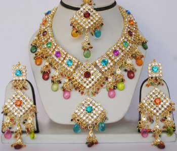 FKI-510  Kundan Necklace Set