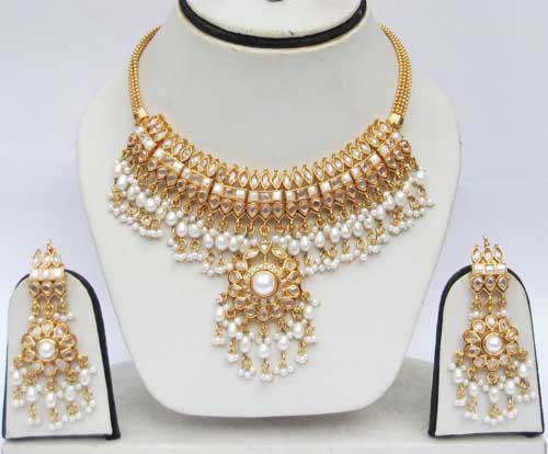 PNS-7783 Polki Necklace Jewelry Set at Best Price in Meerut | Fine ...