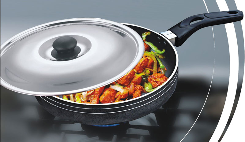 Non Stick Fry Pan With lid
