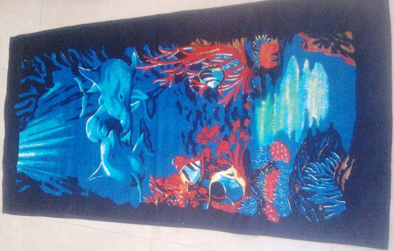Fish Printed Towel