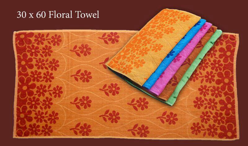 Cotton Floral Towel
