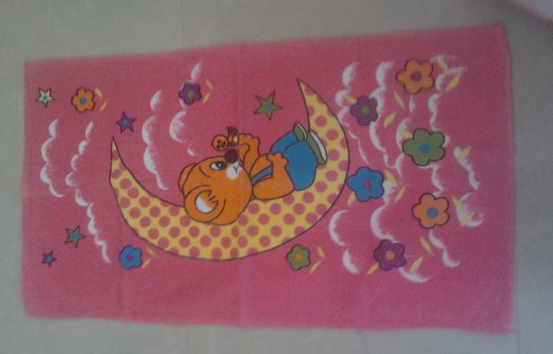 Kids Cartoon Printed Towel