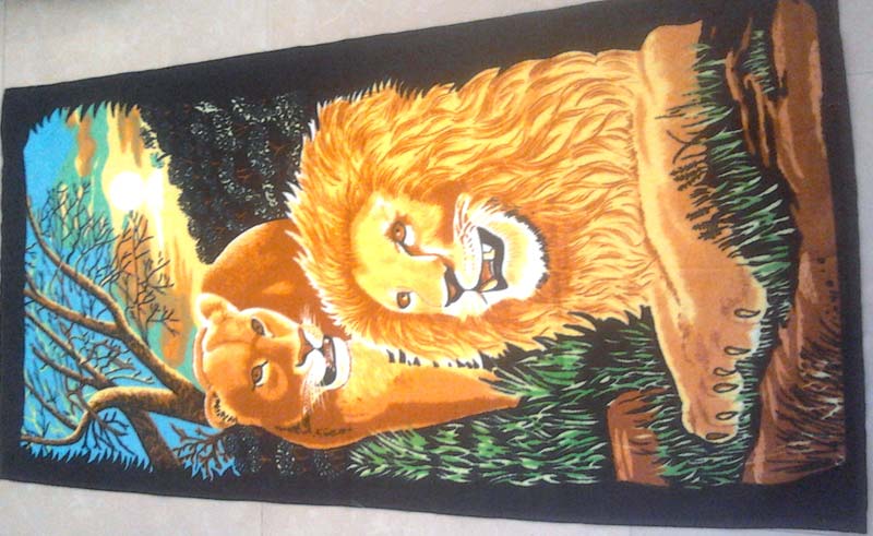 Lion Printed Towel