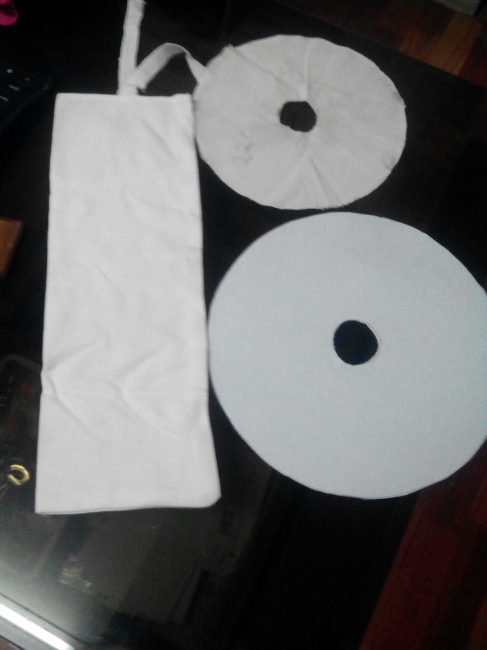 Titanium anode baskets bag and filter plate cloth circle