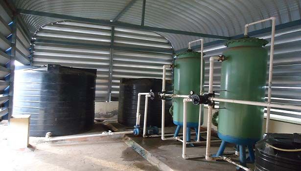 watersoftener plant