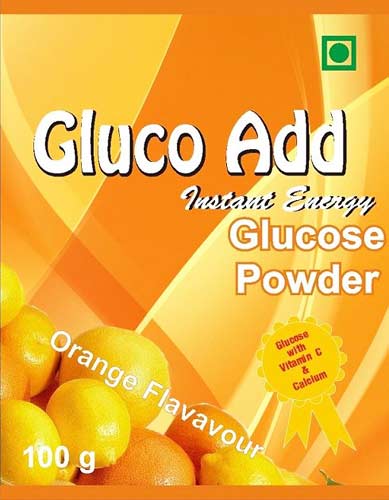 Orange Flavour Glucose Powder