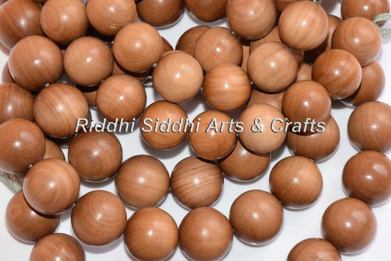 Mysore Sandalwood Beads, Color : Dark Golden Brown