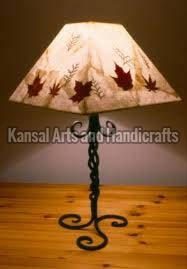 Iron Table Lamp, Color : Multicolor