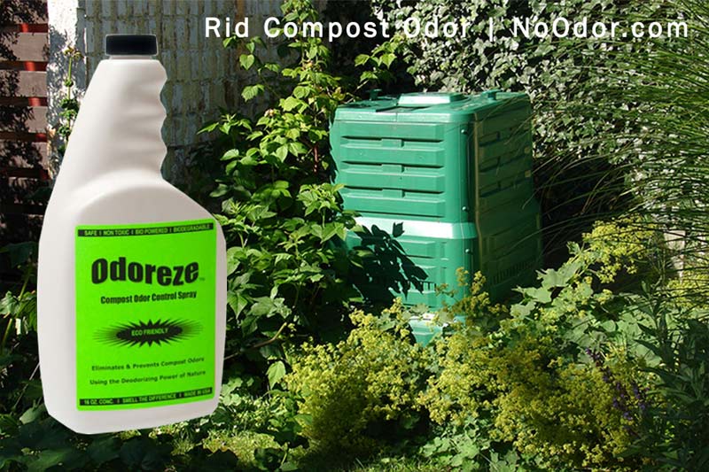 ODOREZE Natural Compost Smell Eliminator Spray: Makes 64 Gallons