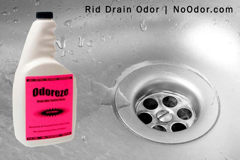 ODOREZE Natural Drain Odor Eliminator: Makes 64 Gallons to Clean Drain