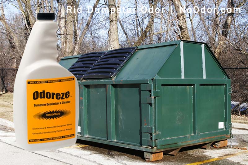 ODOREZE Natural Dumpster & Chute Odor Eliminator: Makes 64 Gallons