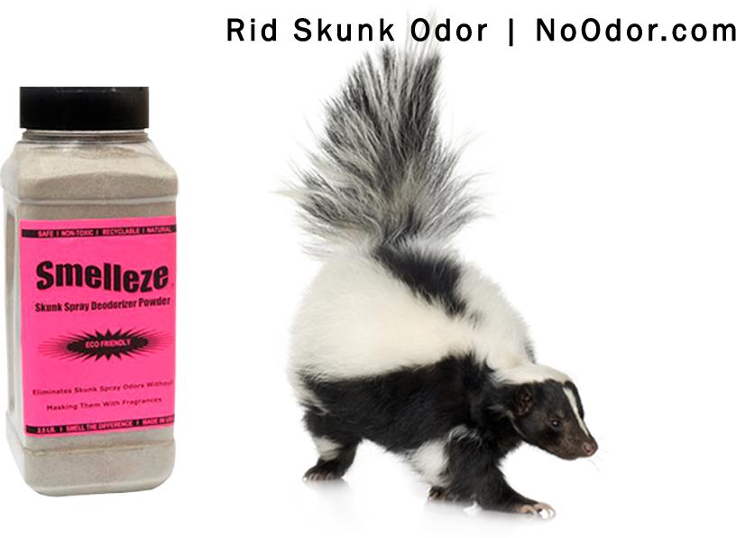 SMELLEZE Eco Skunk Spray Odor Eliminator: 50 lb. Powder Gets Foul