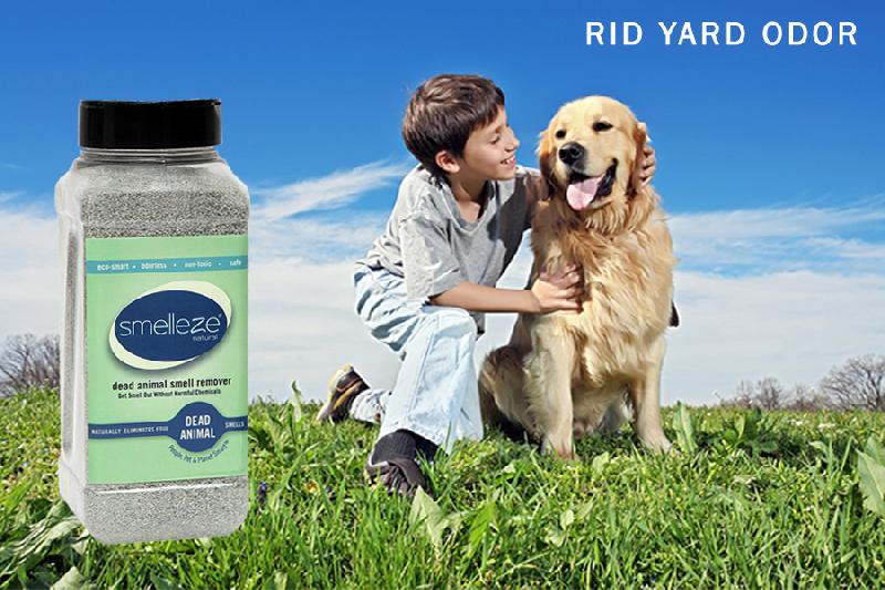 SMELLEZE Eco Yard & Concrete Smell Removal Deodorizer: 50 lb. Granules