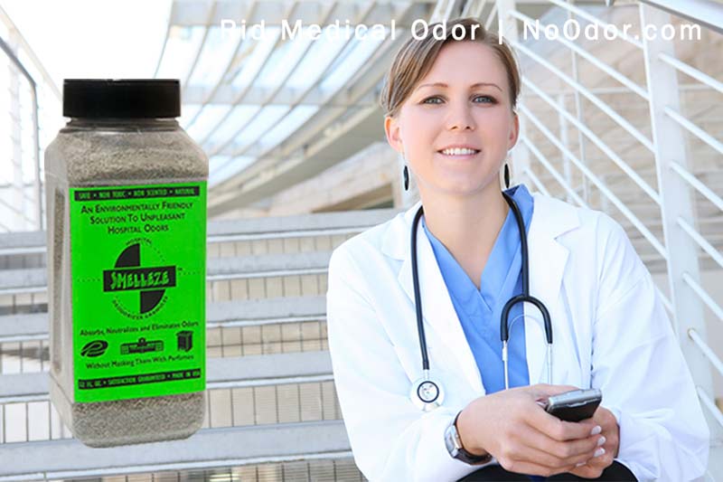 SMELLEZE Natural Hospice Smell Eliminator: 50 lb. Granules Rid
