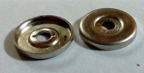 Brass Polished Button Washers, for Automobiles, Automotive Industry, Feature : Accuracy Durable, Auto Reverse