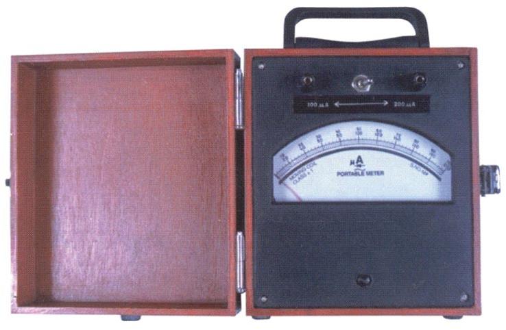 Portable Meter Wooden Case