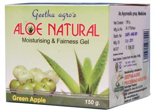 Aloe Natural Gel With Green Apple