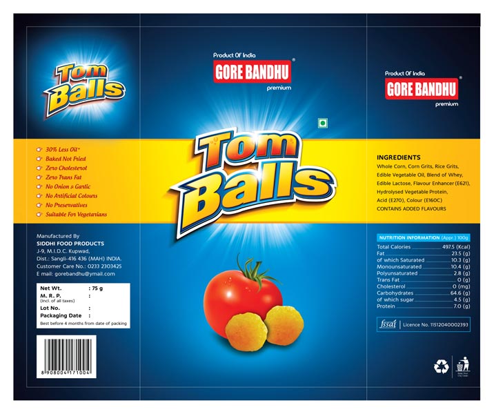 Tom Balls Snacks