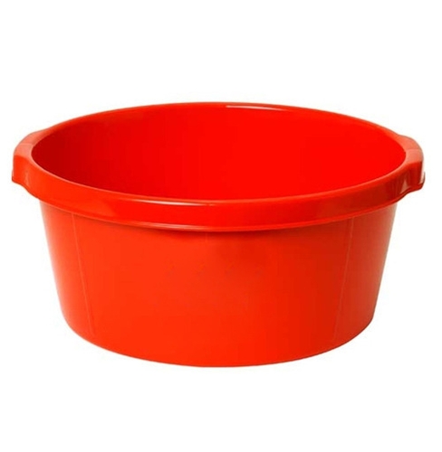 Plastic Red Colored Tub