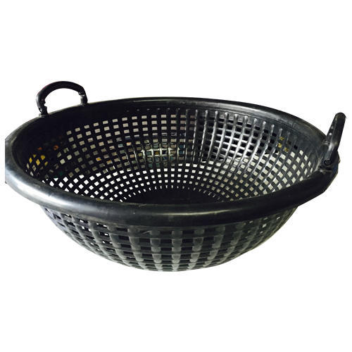 Plastic Round Basket With Handle