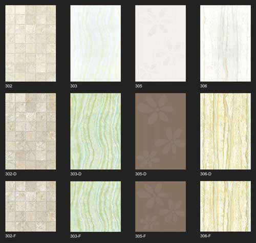 Glossy Print Series Wall Tiles