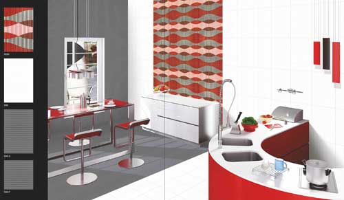 White Glossy Series Kitchen Tiles