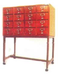 Wooden Card Catalogue Cabinets