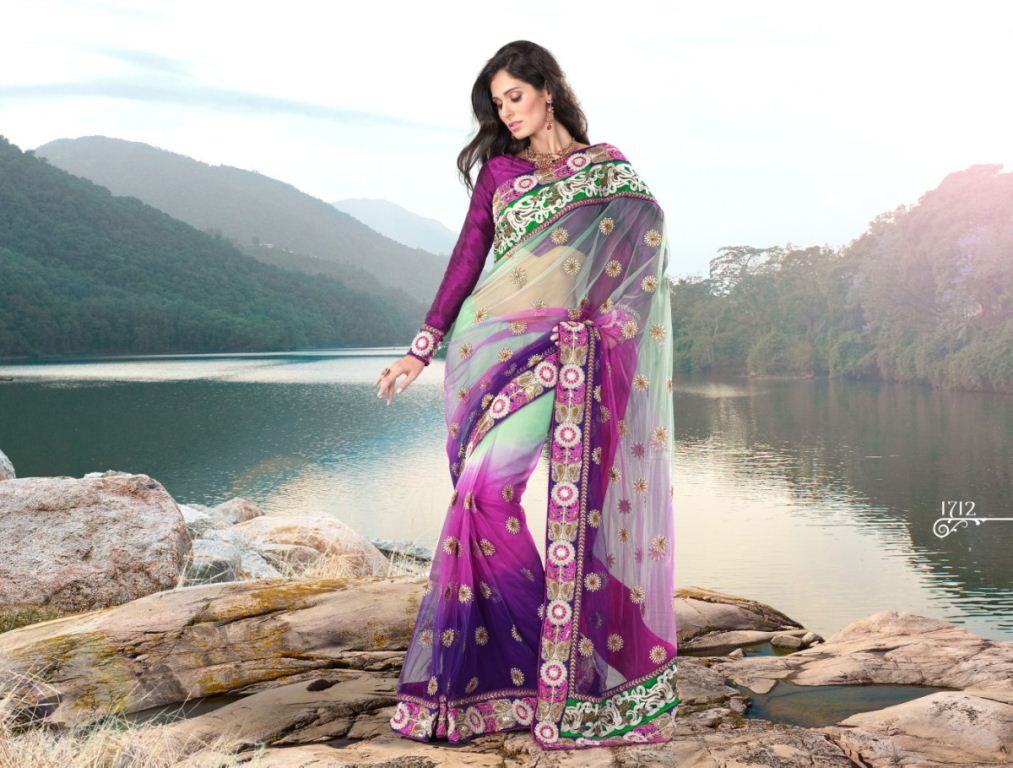 Smhn 1712 Bridal Wedding Saree