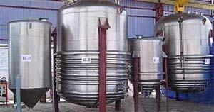 stainless steel chemical reactors