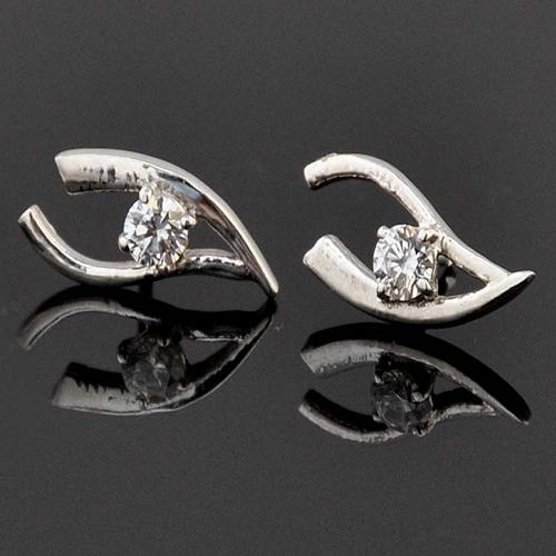 Diiamond Swarovski Solitaire Sensual Earrings