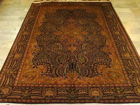 Kashmiri Silk Carpet (155-240)