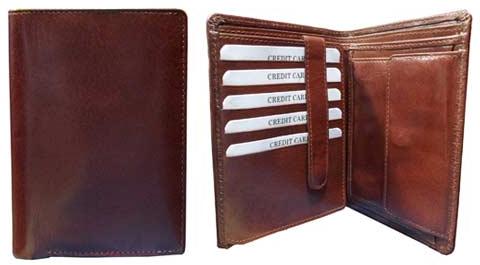 Item Code : HE-WLT-008 Billfold leather wallet
