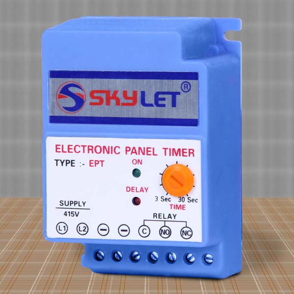 Electronic panel timer