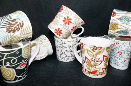 Floral Series Coffee Mugs