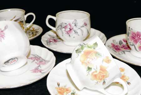 Floral Series Cup and Saucer Set