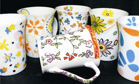 Studio Floral Series Milk Mugs